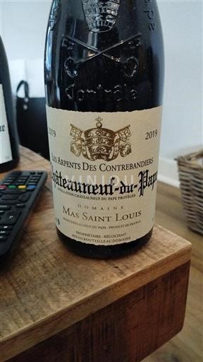 Vale do Ródano Châteauneuf-du-Pape Mas Saint Louis Les Arpents Des Contrebandiers 2019