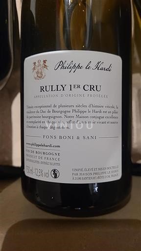 Bourgogne Ikke specificeret Premier Cru Château Philippe le Hardi 2022