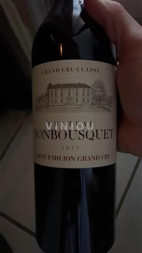 Bordeaux Saint-Émilion Grand Cru Classé Château Monbousquet 2015
