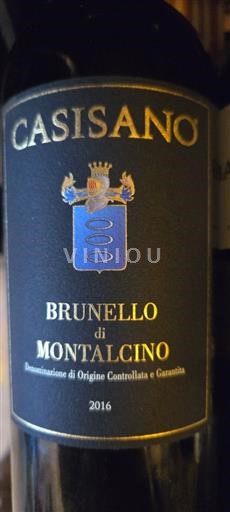 Toscana Brunello di Montalcino Casisano 2016