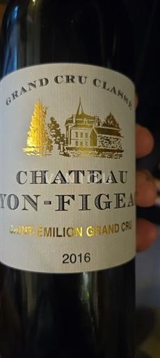Bordeaux Saint-Émilion Château Yon-Figeac 2016