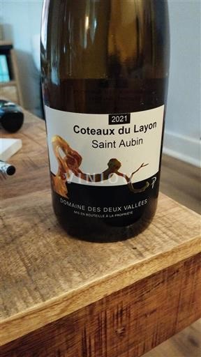 Údolí Loiry Coteaux-du-Layon Domaine Des Deux Vallées Saint Aubin 2021