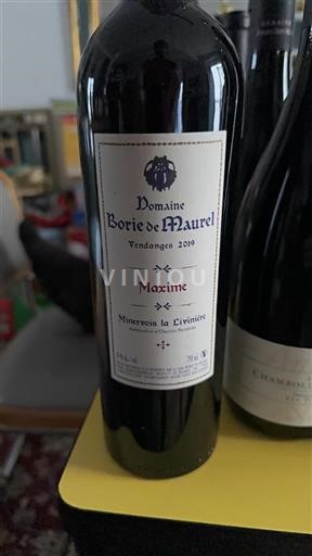 Languedoc Minervois-la-Livinière Borie de Maurel Maxime 2019