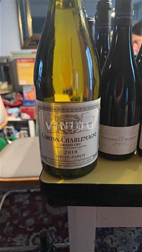Vin Blanc sec Domaine Des Héritiers Louis Jadot 2018 France Bourgogne Corton-charlemagne AOC Grand Cru