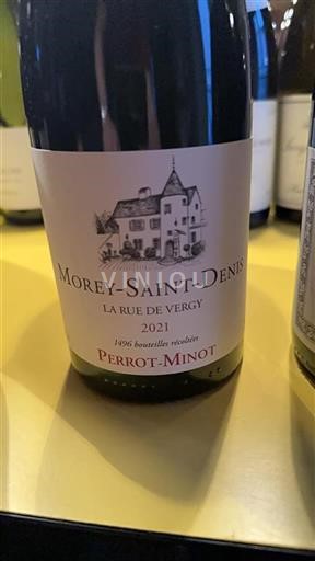 Bourgogne Morey-saint-denis Domaine Perrot-Minot La Rue de Vergy 2021