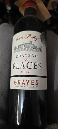 Bordeaux Graves Château Des Places Prestige 2016