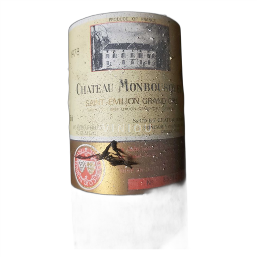 Bordeaux Saint-Émilion Grand Cru Montbousquet 1978