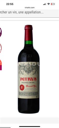 Bordeaux Pomerol Château Petrus 2004