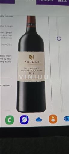 Pobrežní oblast Stellenbosch Neil Ellis 2019