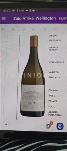 Küstenregion Paarl Bosman family vineyards Optenhorst 2019