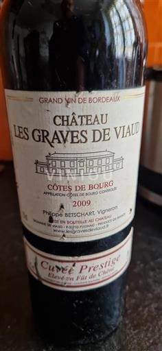 Bordeaux Côtes-de-bourg Château Les Graves de Viaud Prestige 2009