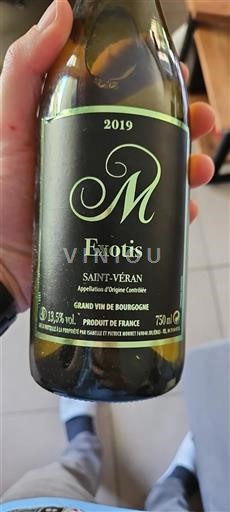 Bourgogne Saint-Véran Domaine M Exotis 2019