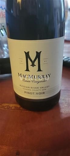 California AVAs Russian River Valley MacMurray Estate Vineyards 2016