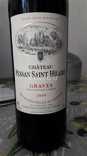 Bordeaux Graves Château Pessan Saint Hilaire 2009
