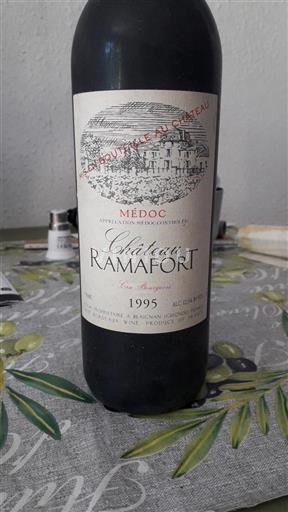 Bordeaux Médoc Cru Bourgeois Château Ramafort 1995