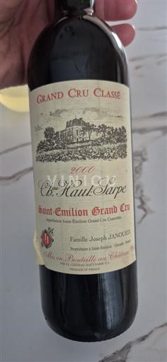 Bordeaux Saint-Émilion Grand Cru Grand Cru Château Haut-Sarpe 2000