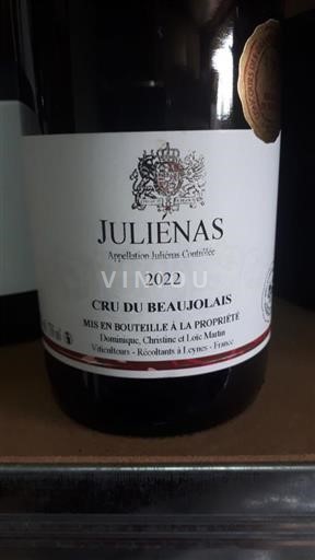 Beaujolais Juliénas Cru du Beaujolais 2022