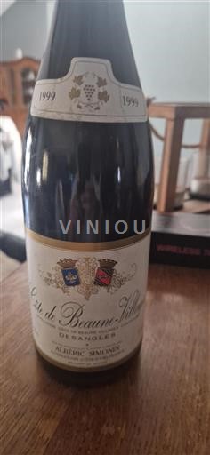 Bourgogne Côte de beaune villages Albéric Simonin Desangles 1999