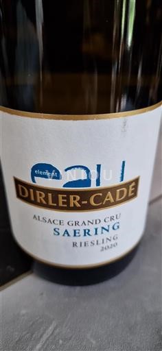 Alsace Alsace Grand Cru Grand Cru Dirler-Cadé Saering 2020