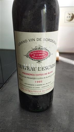 Bordeaux Château L'Escadre 1995