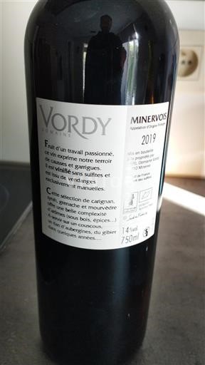 Languedoc Minervois Domaine Vordy 2019