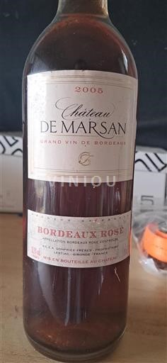 Bordeaux Bordeaux rosé Château Marsan 2005