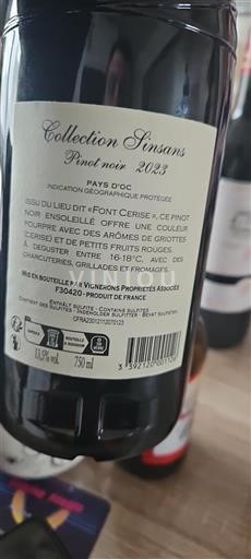 Linguadoca e Rossiglione Paese d'Oc Collection Sinsans 2023