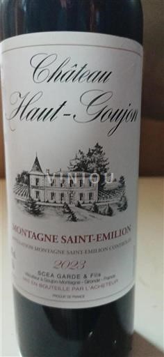 Bordeaux Montagne-saint-émilion Château Haut-Goujon 2023