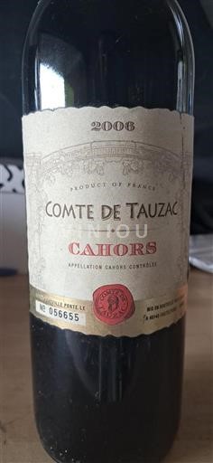 Zuidwest-Frankrijk Cahors Comte de Tauzac 2006