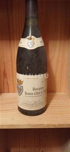 Burgund Hautes Côtes de Beaune Grand Cru Charles de Vallière 1995