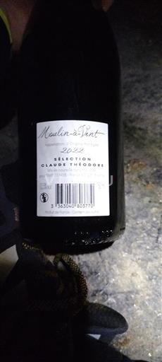 Beaujolais Moulin-à-vent Sélection Claude Théodore 2022
