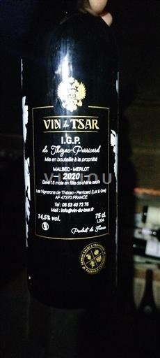 Akvitanien och Charentes Thézac-Perricard Vin du Tsar 2020