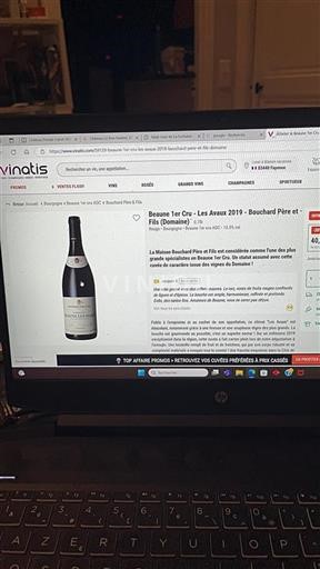 Burgundsko Nespecifikováno Premier Cru Bouchard Père et Fils Les Avaux 2019