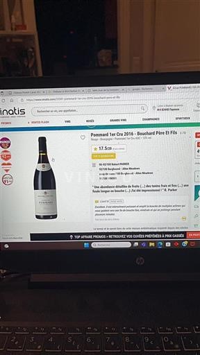 Burgundsko Nespecifikováno Premier Cru Bouchard Père et Fils Pommard 1er Cru 2016