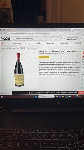 Bourgogne Volnay Premier Cru Louis Jadot Volnay 1er Cru Santenots 2016