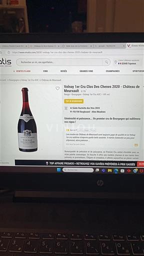 Burgundsko Nespecifikováno Premier Cru Meursault Clos des Ch%c3%aanes 2020