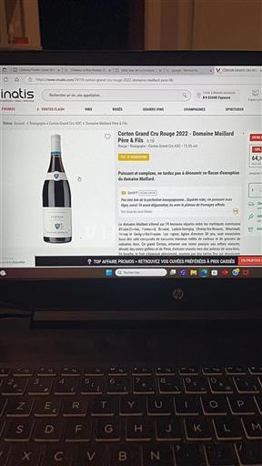 Bourgogne Corton Grand Cru Domaine Maillard Père & Fils 2022