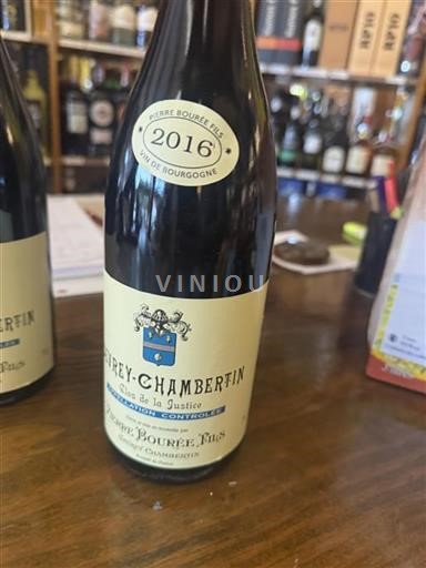 Bourgogne Gevrey-chambertin Pierre Bourée Fils Clos de la Justice 2019