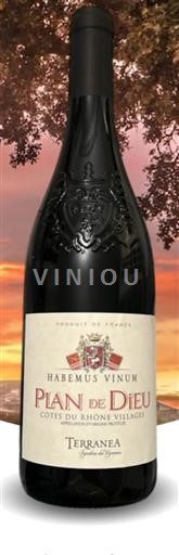 Vin Rouge sec Habemus Vinum Terranéa 2022 France Vallée du Rhône Côtes-du-rhône-villages