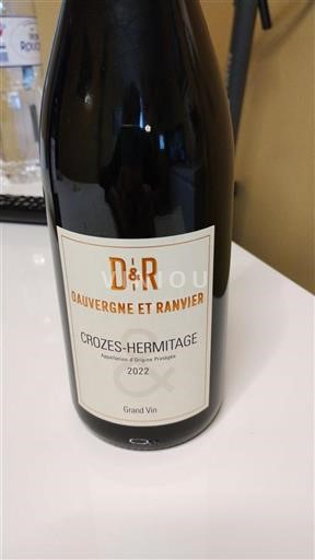 Vallée du Rhône Crozes-hermitage Dauvergne et Ranvier 2022