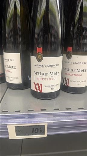 Elsass Alsace Grand Cru Grand Cru Arthur Metz Pfingstberg 2017