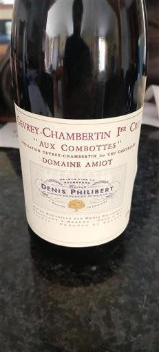 Bourgogne Gevrey-chambertin Premier Cru Domaine Amiot Aux Combottes 1995