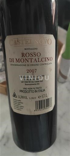 Toskana Rosso di Montalcino Castelnuovo 2007