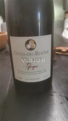 Vallée du Rhône Côtes-du-rhône-villages Loïc Massart Pyrope 2019