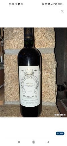 Bordeaux Margaux Grand Cru Château Marquis Alesme 2004