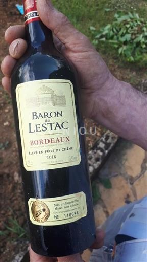 Bordeaux Baron de Lestac Élevé en fûts de chêne 2018