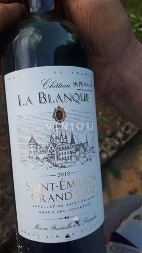 Bordeaux Saint-Émilion Château La Blancherie 2018