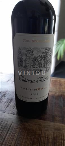 Bordeaux Haut-Médoc Cru Bourgeois Château Martin 2019