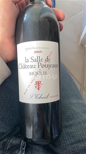 Bordeaux Moulis-en-Médoc Château Poujeaux La Salle de Château Poujeaux 2000