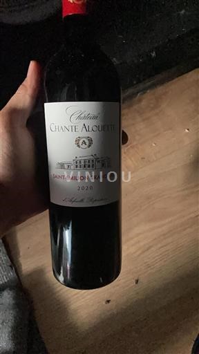 Bordeaux Saint-Émilion Grand Cru Grand Cru Chante Alouette 2020